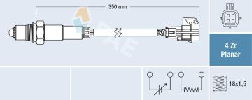 Oksijen Sensörü Konum 1 Opel Vectra C 2.2 Z22se FAE 77462