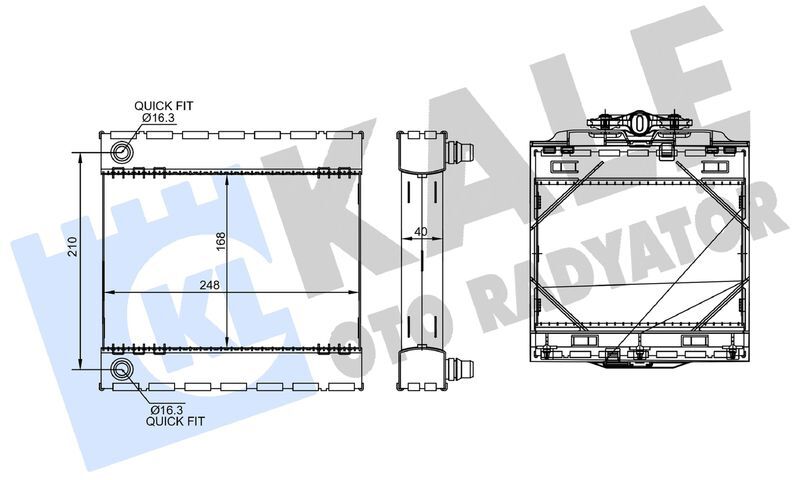 Ilave Su Radyatoru Sag Bmw N20 N55 N57 F07 F10 F11 F18 F06 F12 F13 F01 F02 KALE 364310
