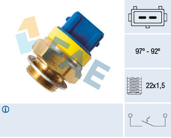 Fan Müşürü P106-P205-P206-P306-P405-Partner-Berlıngo-Expert-Jumpy-Saxo-Xsara 1.4-1.6-C3-C4 1.6-2.0 92-97 C FAE 37580