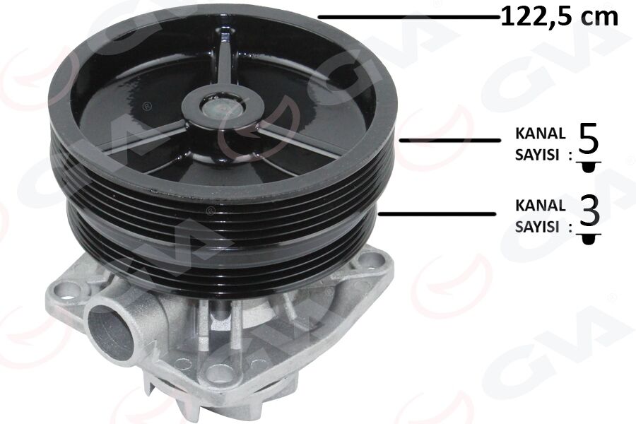 Devirdaim Bravo-Brava 96-01 Doblo 01>Marea 99-02 Palıo 96> 1.6 16V GVA 5225120