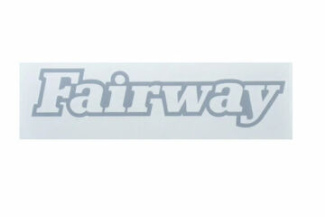 Yazı Açık Gri Yapışma Faırway R9 SUS 0028