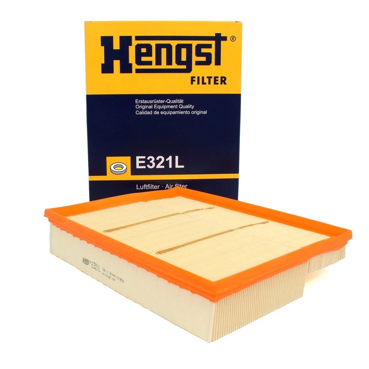 Mercedes W208 Kasa CLK Serisi 200 Hava Filtresi Hengst Marka E321L - 6040941404