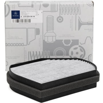 Mercedes W208 Kasa CLK Serisi Karbonlu Polen Filtresi Orijinal Mercedes Marka A2108300818