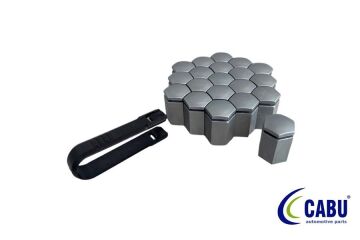 Bijon Kapağı Metalik Gri 17X32mm Astra F-G-H. Corsa B-C-D.Vectra A-B. Zafıra B.Omega B 20 Adet 220644 CABU 220658