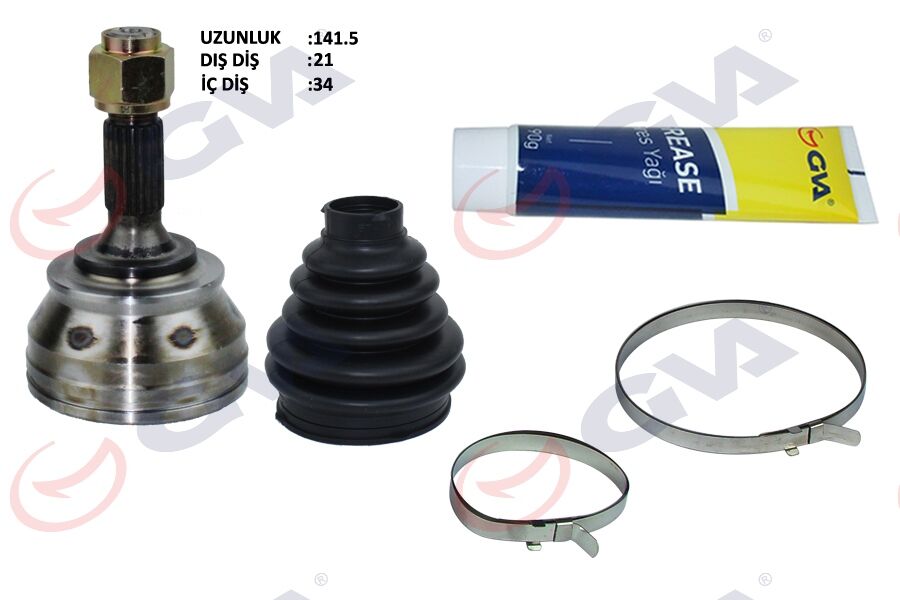 Aks Kafası Dış Ön Psa 301/C-Elysee 12- 1.6 Hdı 21X34x48.2 142.00Mm GVA 4443310K