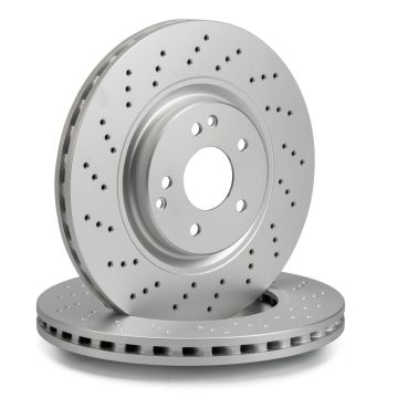 Mercedes W203 Kasa C180 Sport Ön Fren Disk Takımı Delikli Textar Marka 2034211312 - 92119805