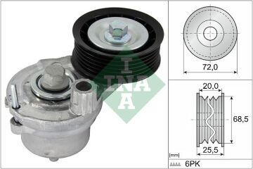 Alternator Gergı Rulmanı Komple Kütüklü A2.2 Dm Captıva Antara INA 534070310