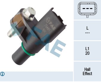 Eksantrik Mil Devir Sensörü Astra L-Combo E-Corsa F-Crossland-Grandland-C3-C4-Berlıngo-P208- P2008-P Artner-Rıfter-P508-P301-P308-C-Elysee-Ds3-Ds4-Ds7 1.2 Puretech-Thp 1.2 Xe-Xhl-Xht FAE 79441