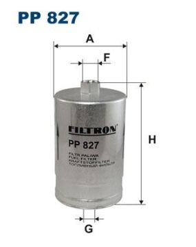 Yakıt Filtresi Passat 90-05 -A6 Wk725 FILTRON PP827