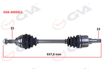 Ön Aks Komple Sol Ford Focus I 1.4 16V-1.6 16V-1.8 16V-1.8Tdcı 98>04 GVA 4435011