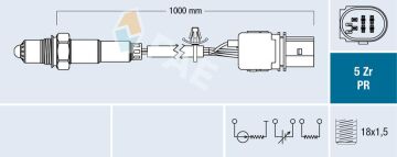 Oksijen Sensörü Opel Astra H 1.3 Cdti 04> 990Mm FAE 75035