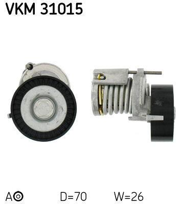 Alternatör Gergi Rulmanı Kütüklü Polo-Golf4-Bora 1.6-1.4-1.6 16V Aee-Alm-Afh-Ahw-Bby-Bky-Bbz-Bcb SKF VKM31015