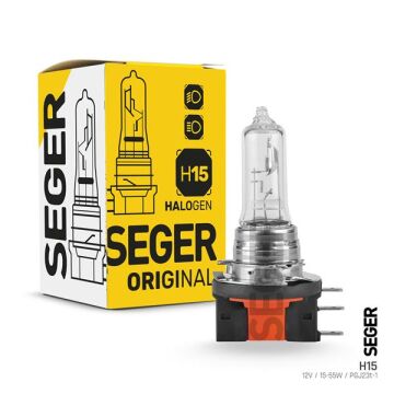 Ampul H15 12V 15/55W Pgj23t-1 Standart Yenileme 3.500K Standart Işık SEGER 208116
