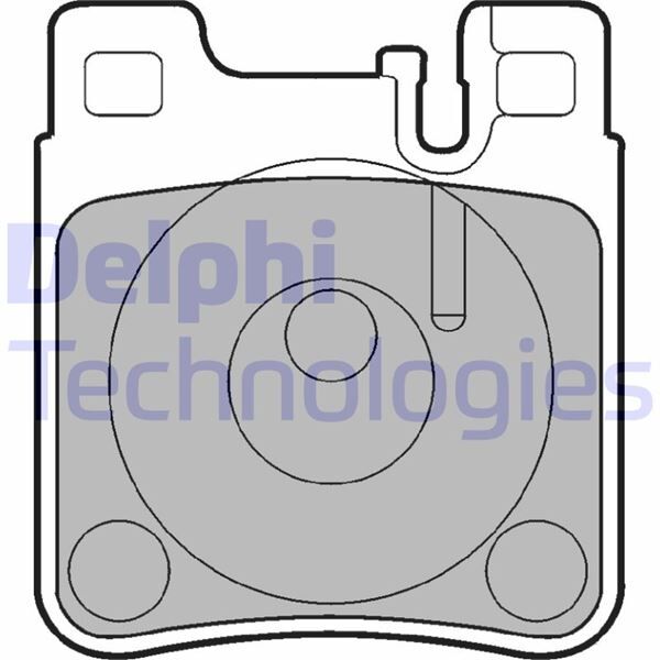 Fren Balatası Arka Mercedes W203 C208 W124 W210 W140 DELPHI LP841
