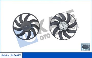 Fan Motoru Sol A4 08>A5 08>A6 11>Q5 09>Exeo 10> 2.0Tdı-3.0Tdı KALE 346860