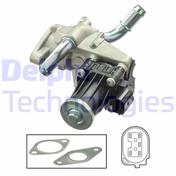 Egr Vanası Transıt V347 11>14 V363 V362 14> Custom 12> 2.2Tdcı 155Ps Ranger 12> Boxer Iıı-Jumper 11> 110-130-150 Ps Mazda Bt-50 Defender L316-L317 DELPHI EG10551-12B1