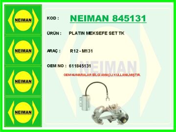 Platın Meksefe Set Tk R12 - M131 NEIMAN 845131