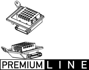 Klıma Fan Regulatoru Mercedes Vıto W639 03> MAHLE ABR86000P