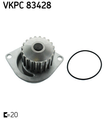 Su Pompası Peugeot 106 I 106 Iı 1.4 1.5D 1.6 91<96 205 I 205 Iı 1.4 92<98 206 Sw 1.4 02<07 306 1.6 96<02 307 1.6 16V 00<08 309 Iı 1.4 89<93 405 I 405 Iı 1.4 92<96 - Cıtroen Ax 1.4Gtı 91<96 Bx 1.4 89< SKF VKPC83428