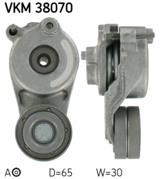 Kayıs Gergı Rulmanı Mercedes W203 W204 W211 W212 C218 C219 W164 W221 W639 B906 B907 B910 Kutuklu SKF VKM38070