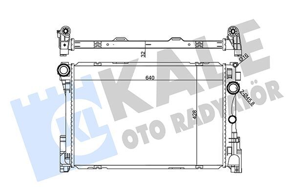 Motor Su Radyatoru Mercedes W204 S204 C204 C218 W212 C207 R172 KALE 355655