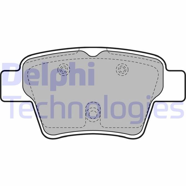 Arka Fren Balatası Peugeot P307 00> P307 Sw 02> P307 Cc 03> P207 06> Cıtroen C4 04>08> Küçük Tip DELPHI LP1926