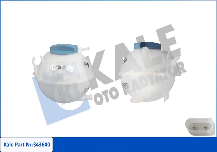 Radyatör Yedek Su Deposu Vw-Skoda-Seat-Audi 04> Golf5-Golf6-Jetta-Passat-Caddy-A3-Leon-Tiguan Kapakl I KALE 343640