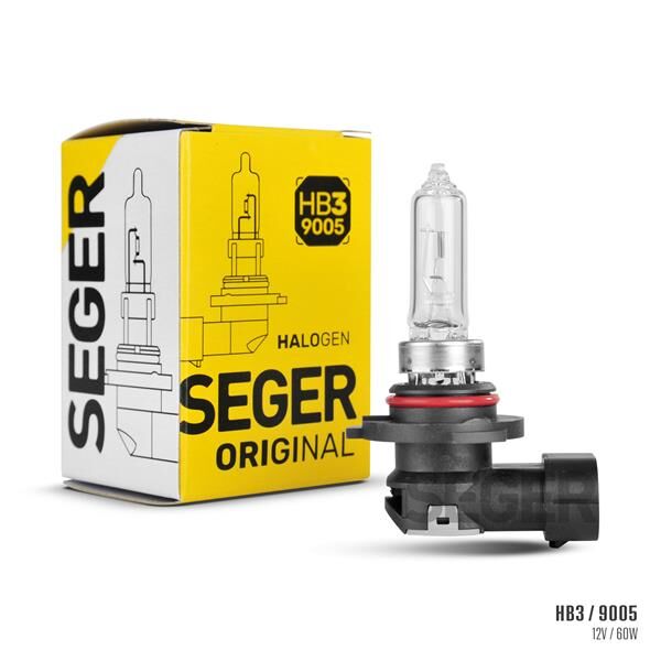 Ampul Hb3 9005 12V 60W P20d Standart Yenileme 3.500K Standart Işık SEGER 207508
