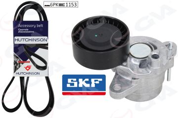 Alternator Kayıs Setı 6Pk1153 Opel Astra L-Corsa F-Combo E-Crossland-Grandland-Mokka-Vıvaro C-Zafı Ra-Peugeot 2008-208 Iı-301-308 Iı-508 Iı-Expert Iv-Partner-Rıfter-Cıtroen Berlıngo-C3 Iıı-C4 Cactus GVA 59A9028