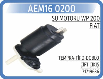 Su Motoru Wp 200 Tempra-Tipo-Doblo Çift Çıkış AEM16 0200