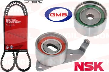 Triger Kayış Seti Eksantrik Seti Toyota Avensıs 2.0L 3S-Fe St220 98-00 / Corona 2.0L 3S-F 3S-Fe St 171 St191 89-94 / Carına E 2.0L 3S-Fe St191e 95-98 / Rav4 2.0L 3S-Fe Sxa10 95-00 1 Kayış 2 Rulman DONGIL KIT163S8M27