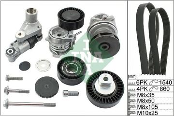 Kanallı Kayıs Setı Bmw M50 M52 M54 E46 E39 E53 E85 Devırdaımlı. Kutuklu INA 529005330
