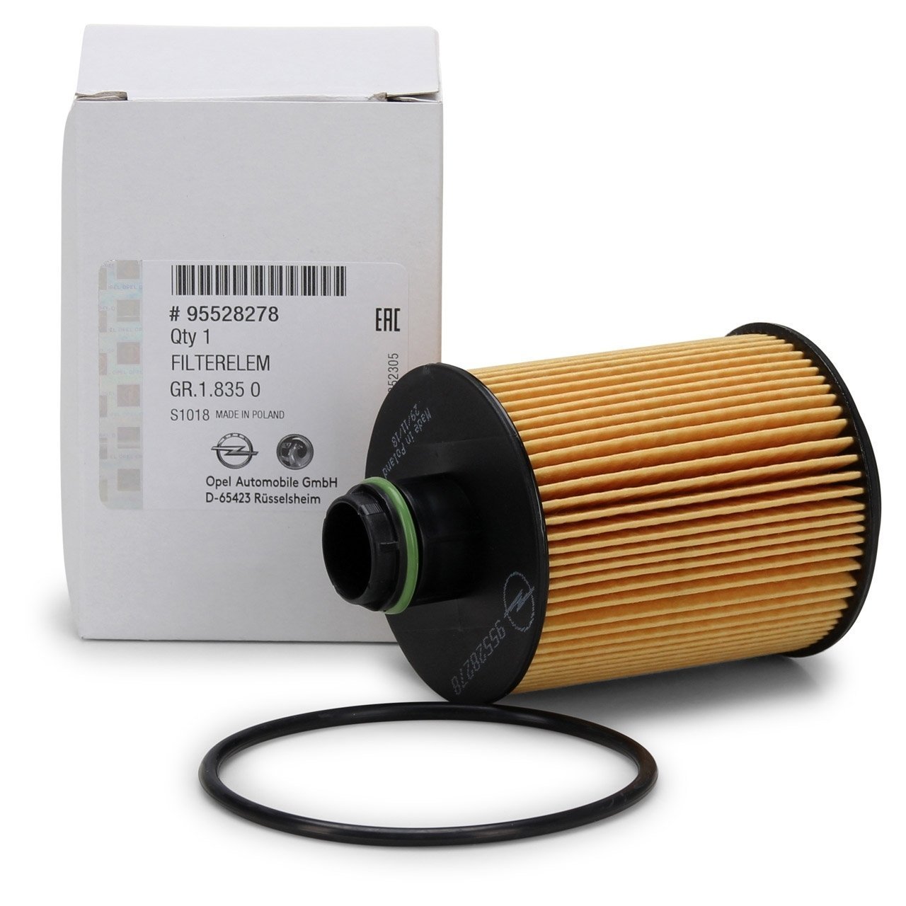 Opel Corsa D A13DTC Euro5 Motor Yağ Filtresi 650221 - 650061 - 95517794