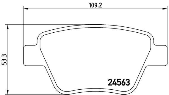 Arka Balata Caddy-Golf6-Jetta-A3-Octavıa-Superb 10 > BREMBO P85114