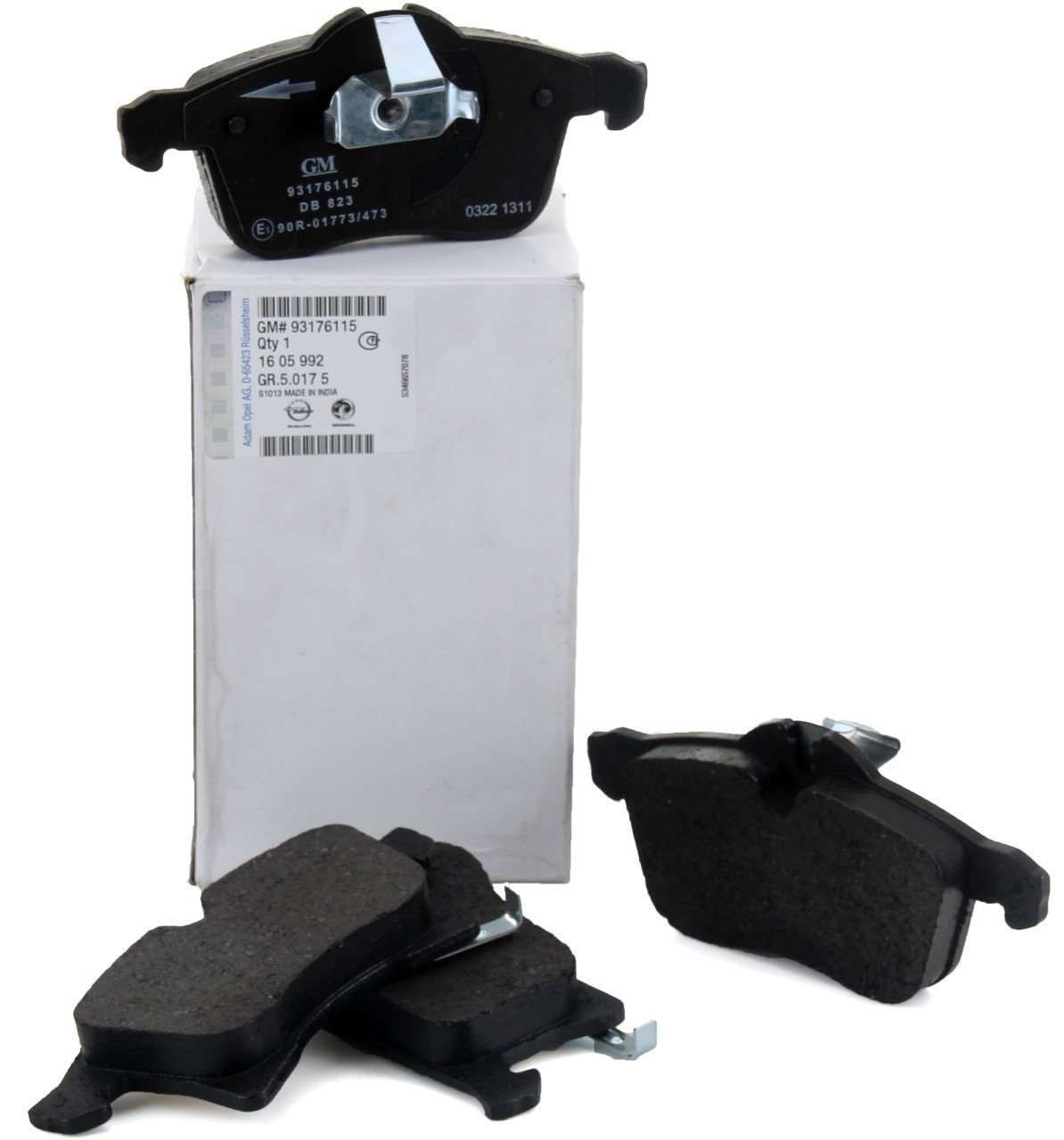 Opel Combo C Ön Fren Balatası GM - 1605992 - 93176115