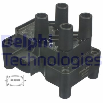 Ateşleme Bobini Focus Cmax 1.6-1.8-2.0 16V-01 > Fusıon 1.4-1.6-Ka 1.3I-Mondeo Iı 04 >Fıesta Mazda 2 DELPHI CE20044-12B1