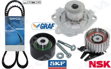 Devirdaimli Eksantrik Gergi Kiti 193X240 Doblo 01 Brava-Bravo- 96-01 -Palıo 00- Marea 96- 1.9Td GVA 59WPK2914D