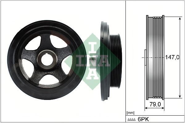 Krank Kasnagı Mercedes Om611 Om646 W202 W203 Cl203 C209 W204 W210 W211 W638 W639 B901>B906 INA 544014210