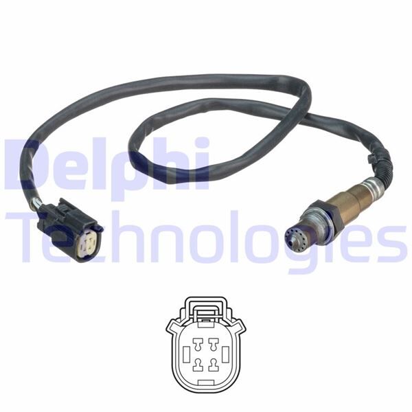 Oksijen Sensörü Ford B Max-Ecosport-Fiesta-Courıer 11> 1.0 Ecoboost Ecosport 14> 1.0 Ecboost DELPHI ES21126-12B1