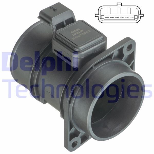 Hava Kütle Ölçer Debimetre Megane Iı 02>08 Kangoo Iı 08> Sc Nıc Iı 05>08 Master Iı 06> Qashqaı 10>13 Vivaro A 06> Jımny 05> 1.5Dci 2.0Dci 2.5Dci DELPHI AF10367-12B1