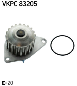 Devirdaim P106 I-Iı-206-Partner-Berlıngo-C15-Saxo-Xsara 96> 1.4 Pa628 SKF VKPC83205