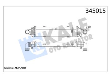 Turbosarj Radyatoru Mercedes W204 S204 C204 C218 W212 C207 X204 KALE 345015