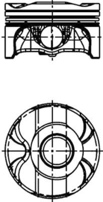 Piston Segman 84.00Mm Std Bmw N43 B20 E60 E87 E90 E92 E93 KOLBEN 40420600