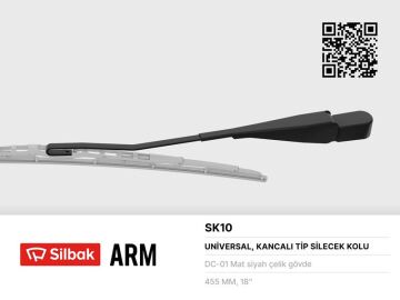 Silecek Kolu 385Mm R12 Tsw-Toros Arka SILBAK SK10