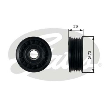 Alternatör Gergi Rulmanı B-Max 14>C-Max Iı 12>19 Focus Iıı 11> 17 1.0 Ecoboost 1.6Tı Volvo C30 06>1 2 S40 Iı 04>12 V50 04>10 Tek Rulman GATES T36398