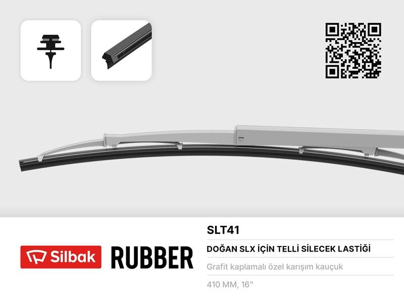 Silecek Lastiği 410Mm Telli Slx SILBAK SLT41