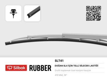 Silecek Lastiği 410Mm Telli Slx SILBAK SLT41
