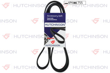 755 K 4 Kanallı Kayış Peugeot Boxer Jumper 2.0-2.2Hdı-Ducato 1.9Td 2.0Jtd-Palıo 1.0 8V-Honda Cıvıc HUTCHINSON 4PK755