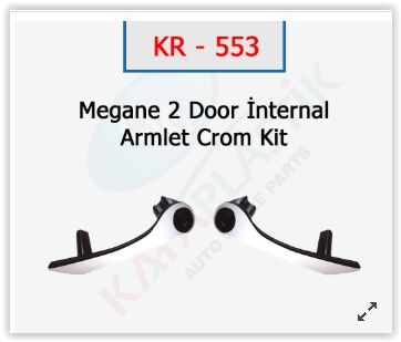 Ön Kapı İç Çekme Kolu Mgn Iı Krom 06 > KAYA KR553