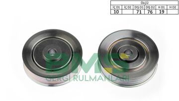 Gergi Rulmanı Daıhatsu Terıos 1.3L K3-Ve J102 01-05 / Sırıon 1.3L K3-Ve M301 05-> 4 Kanallı - 10X71 /76X19 BMS 383